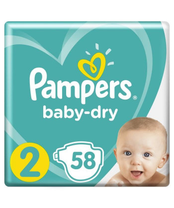 Pampers BabyDry Taille 2,...