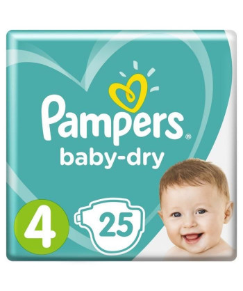 PAMPERS Baby Dry Taille 4...