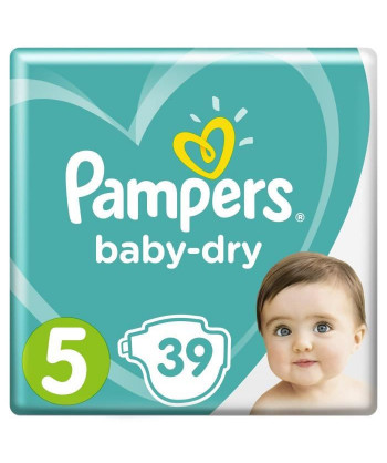 Pampers BabyDry Taille 5,...