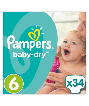 PAMPERS Baby Dry Taille 6...