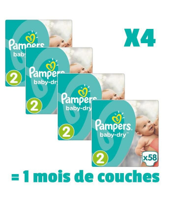 PAMPERS BABY DRY Taille 2...