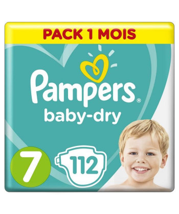 Pampers BabyDry Taille 7,...