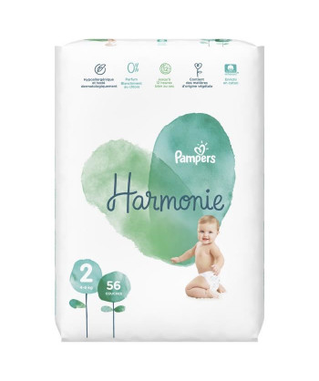 PAMPERS Harmonie Taille 2,...