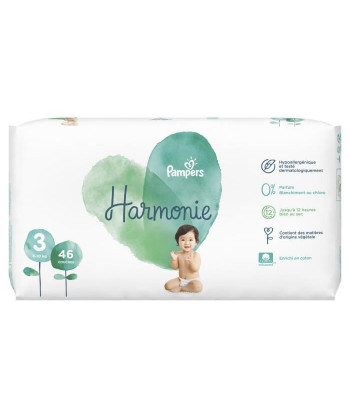 PAMPERS Harmonie Taille 3,...