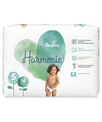 PAMPERS Harmonie Taille 5,...