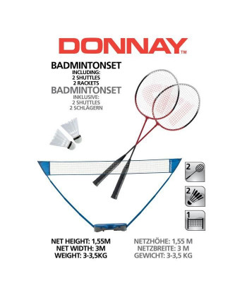 DONNAY Kit de badminton...